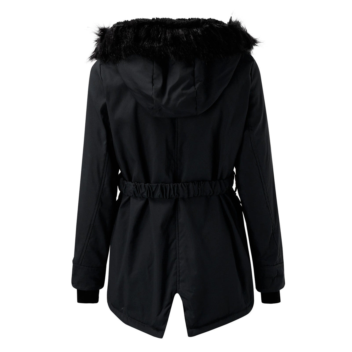 Isabella | Cozy Winter Coat – Faux Fur Hood