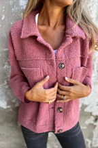 Women's Short Winter Jacket – Lapel Collar
