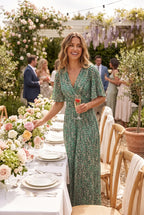 Jana High Slit Wrap Maxi Dress – Wedding Guest