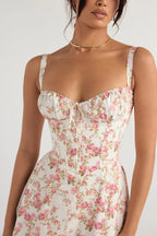 Kiana Fitted Waist Midi Dress