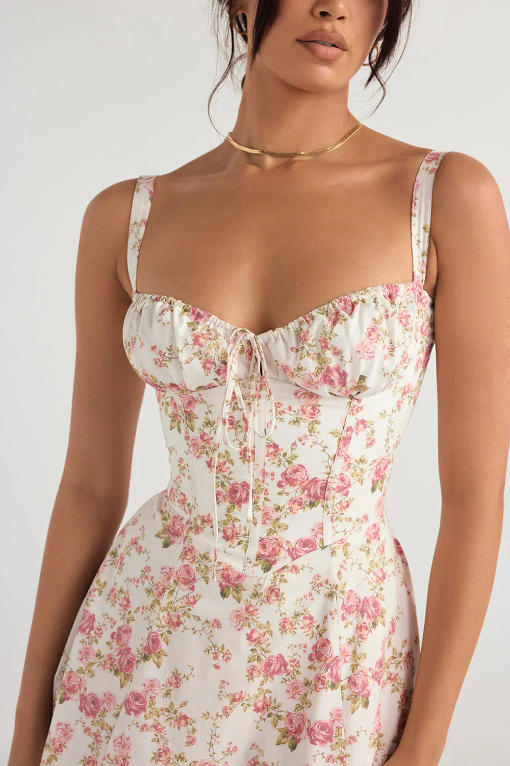 Kiana Fitted Waist Midi Dress