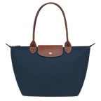Women's Foldable Nylon Tote Bag – Zip & Snap Closure