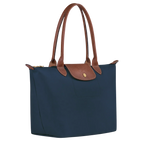 Women's Foldable Nylon Tote Bag – Zip & Snap Closure