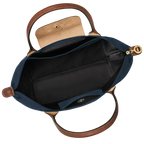 Women's Foldable Nylon Tote Bag – Zip & Snap Closure