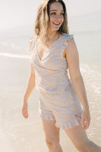 Ginger Quick-Dry Swim Romper