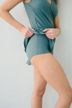 Ginger Quick-Dry Swim Romper