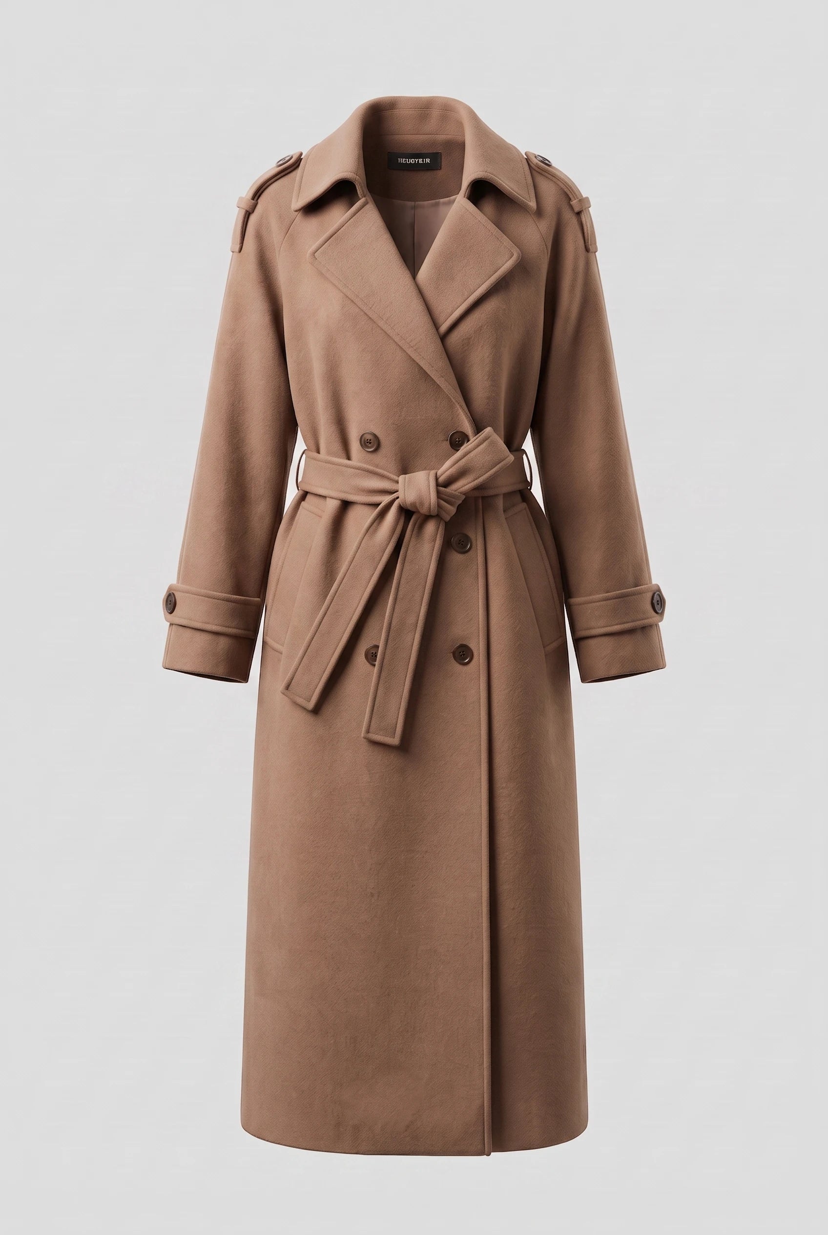 Women's Double Breasted Long Coat