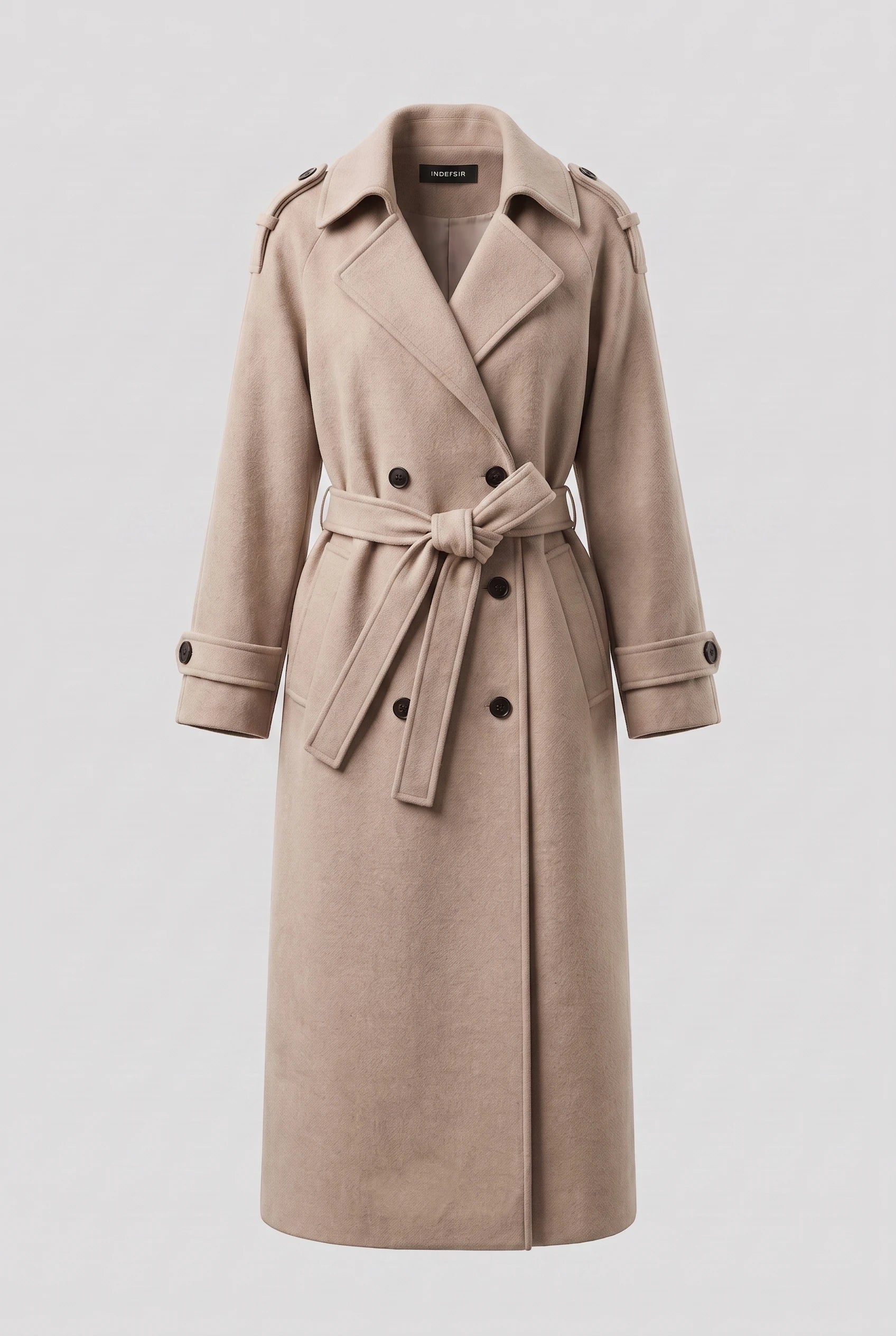 Women's Double Breasted Long Coat