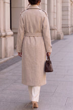 Women's Double Breasted Long Coat