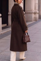 Women's Double Breasted Long Coat