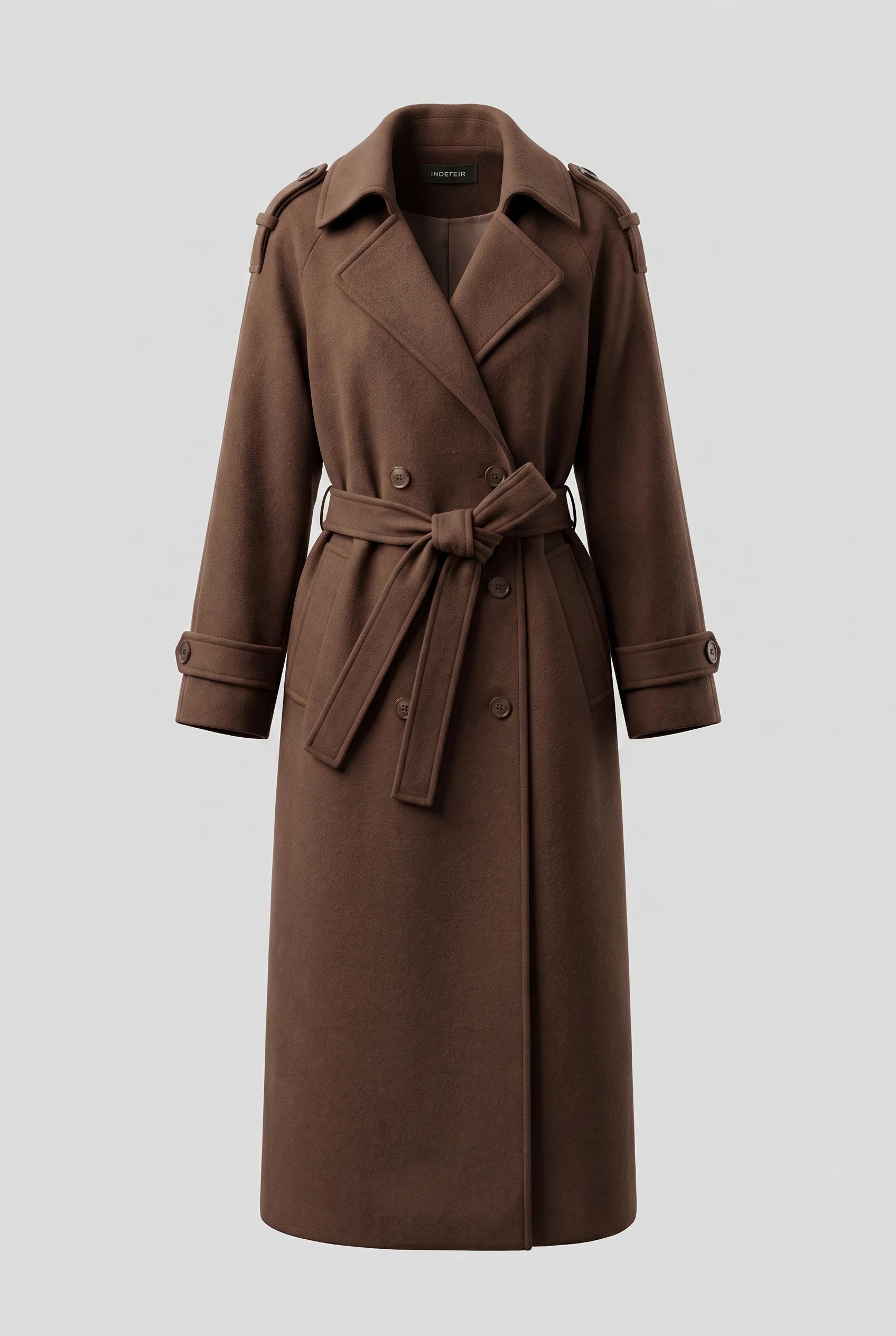 Women's Double Breasted Long Coat