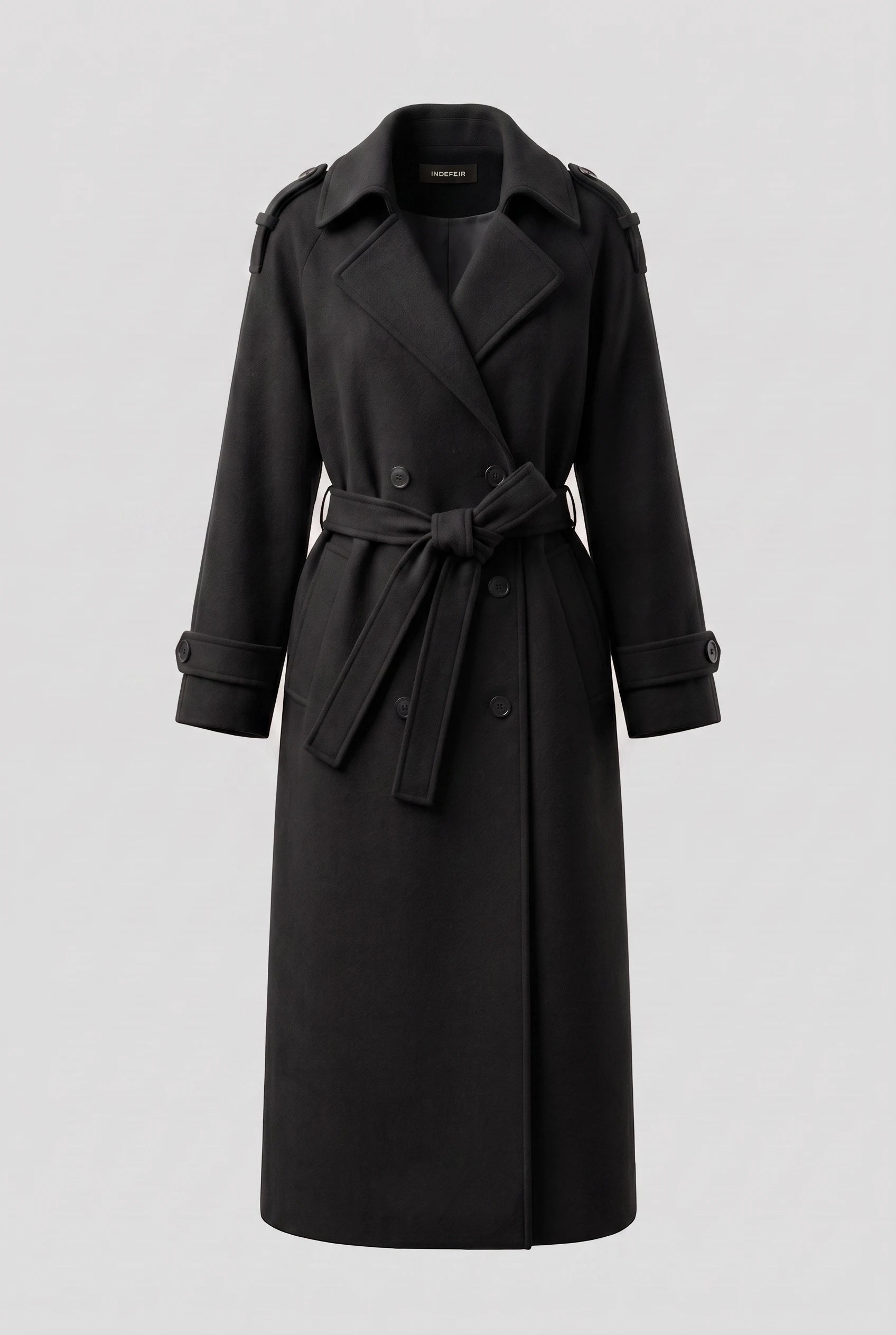 Women's Double Breasted Long Coat