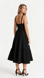 Kiana Fitted Waist Midi Dress