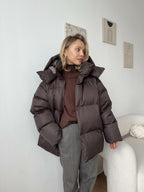 Women's Oversize Puffer Jacket – Hooded