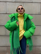Women's Oversize Puffer Jacket – Hooded