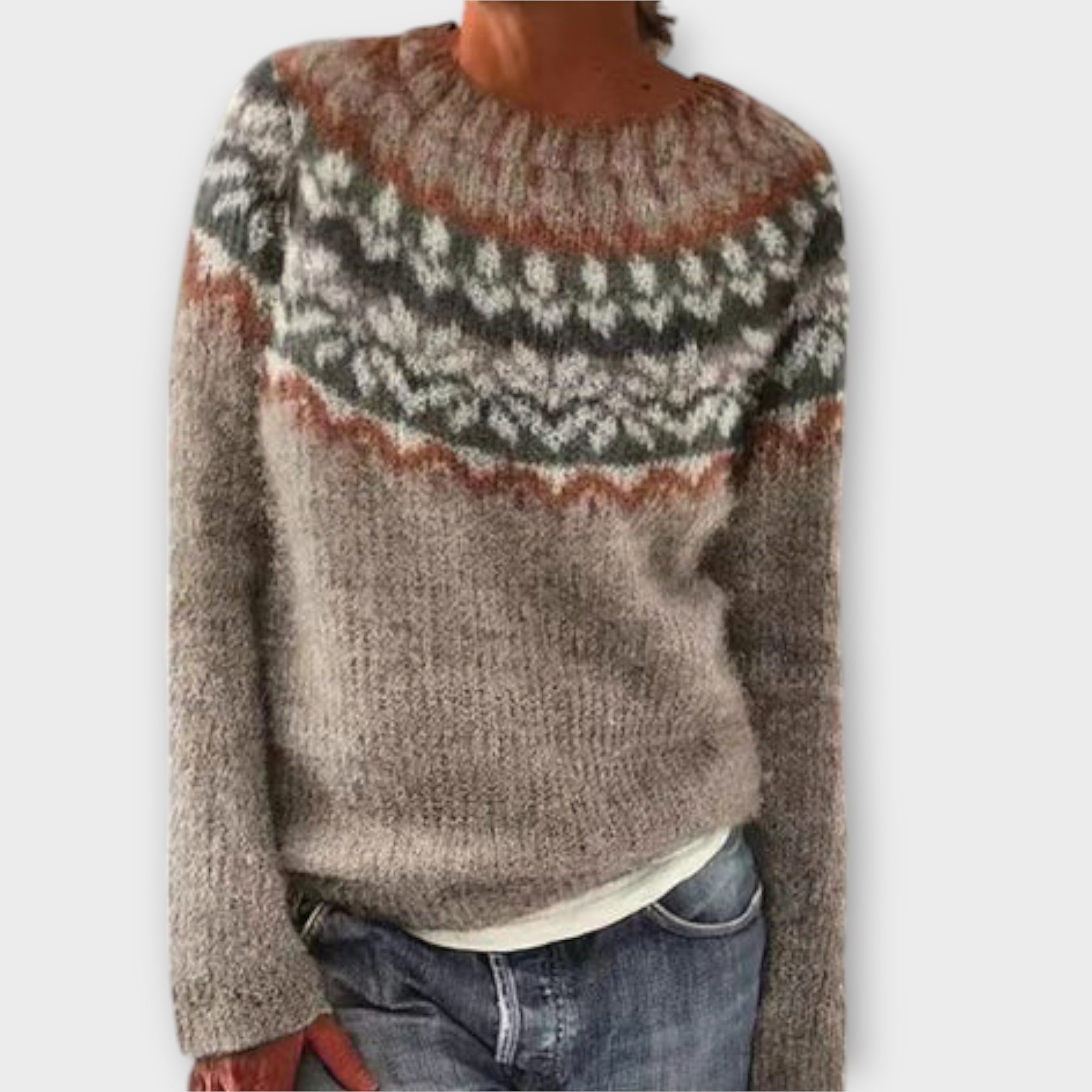 Sofía | Suéter Multicolor De Estilo Casual
