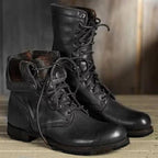 Women's Lace-Up Combat Boots – Timeless Silhouette