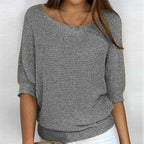 Estela | Blusa Texturizada De Manga Media