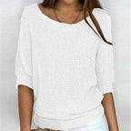 Estela | Blusa Texturizada De Manga Media