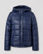 Women's Chic Quilted Puffer Jacket – Side Pockets