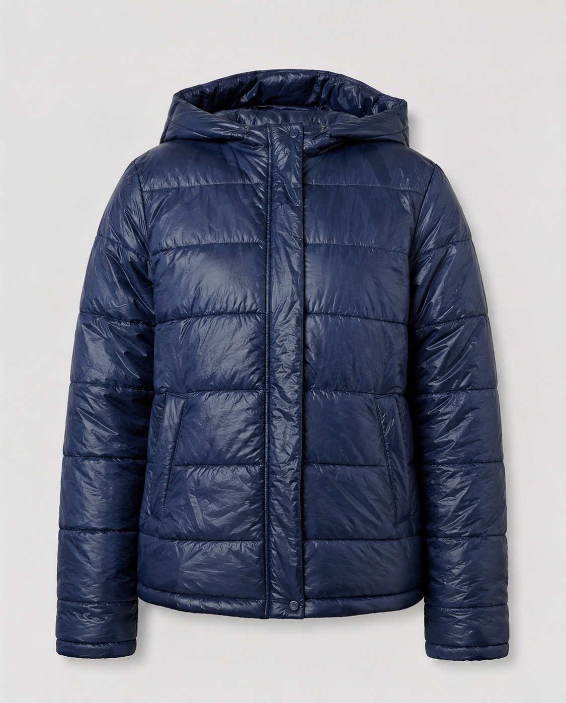 Women's Chic Quilted Puffer Jacket – Side Pockets