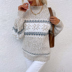 Women’s Lura Sweater – Geometric Pattern