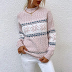 Women’s Lura Sweater – Geometric Pattern