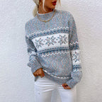 Women’s Lura Sweater – Geometric Pattern