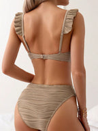 Twist Bikini Set - Push-Up Top Structured Fabric