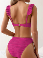 Twist Bikini Set - Push-Up Top Structured Fabric