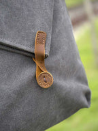 Women's Canvas & Leather Crossbody Bag