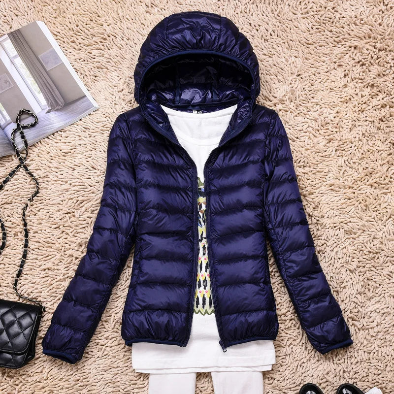 Women's Hooded Down Jacket – Featherlight & Packable