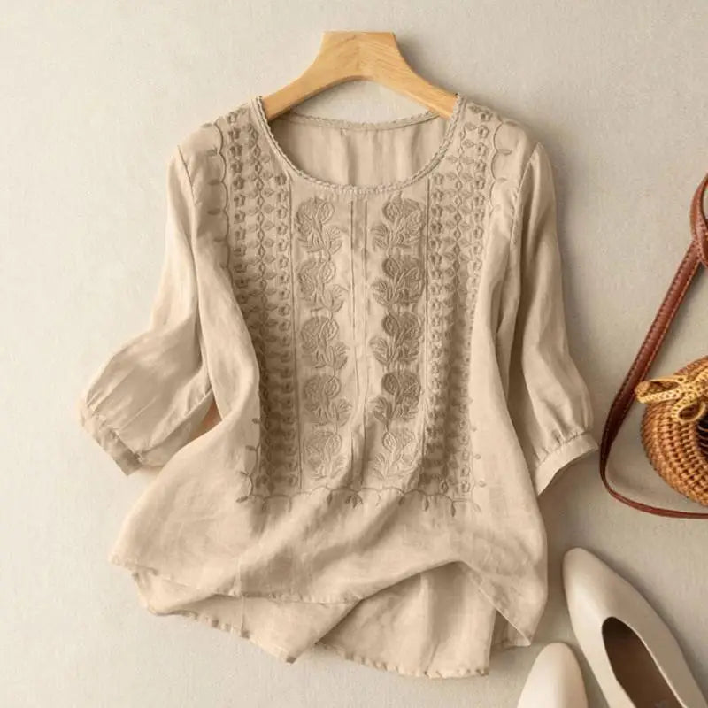 Jimena | Blusa Bordada Elegante