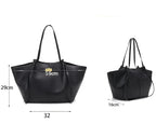 Women's Chic Large Tote Bag – Faux Leather