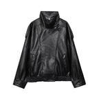 Harper | Chic Faux Leather Jacket – Oversized