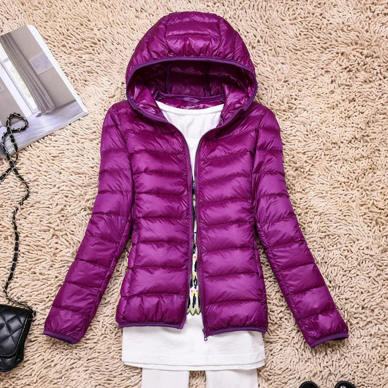 Women's Hooded Down Jacket – Featherlight & Packable