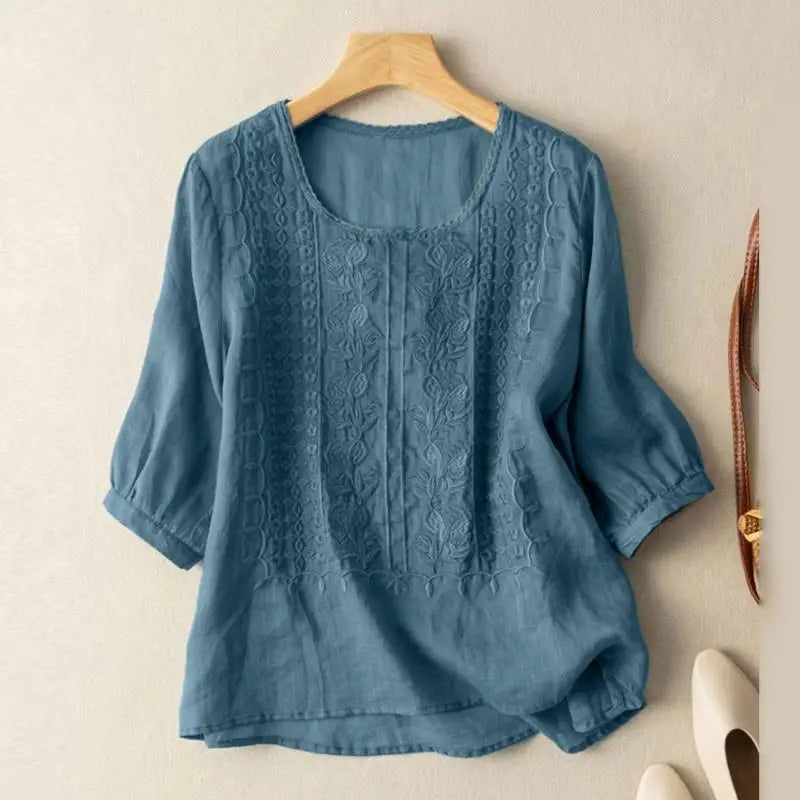 Jimena | Blusa Bordada Elegante