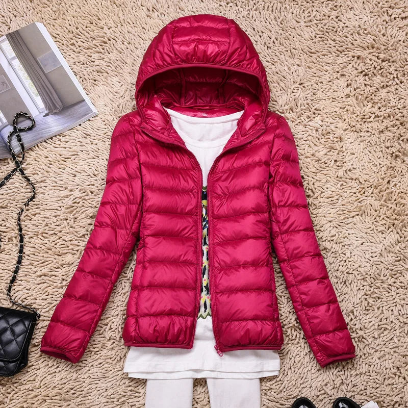 Women's Hooded Down Jacket – Featherlight & Packable