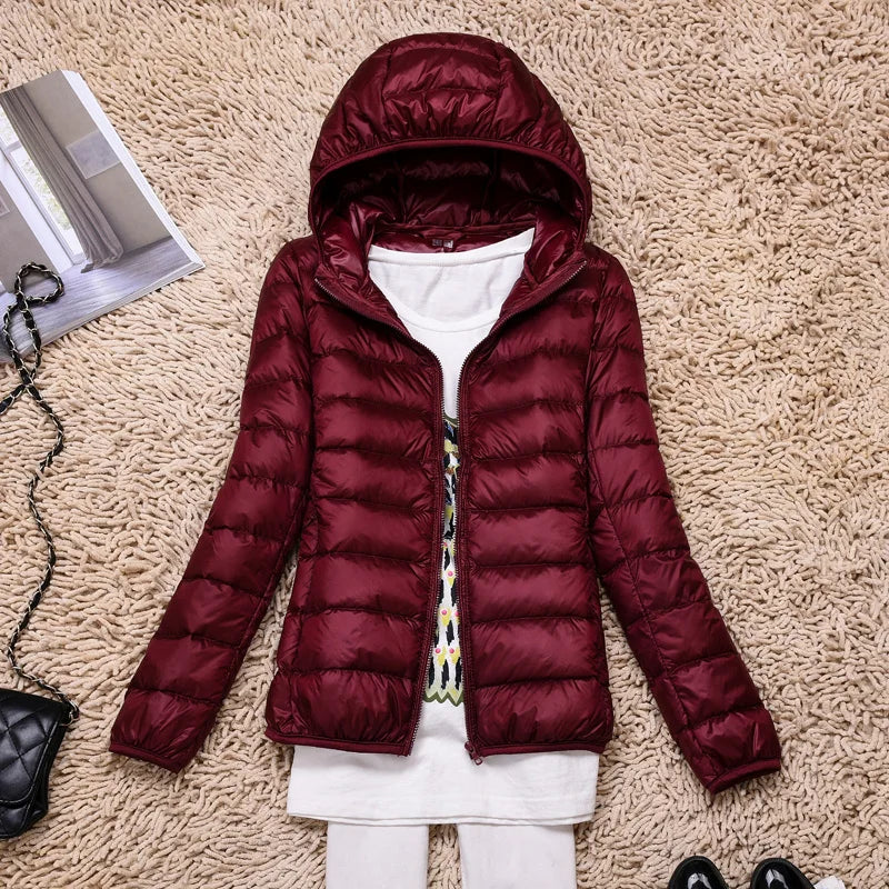 Women's Hooded Down Jacket – Featherlight & Packable