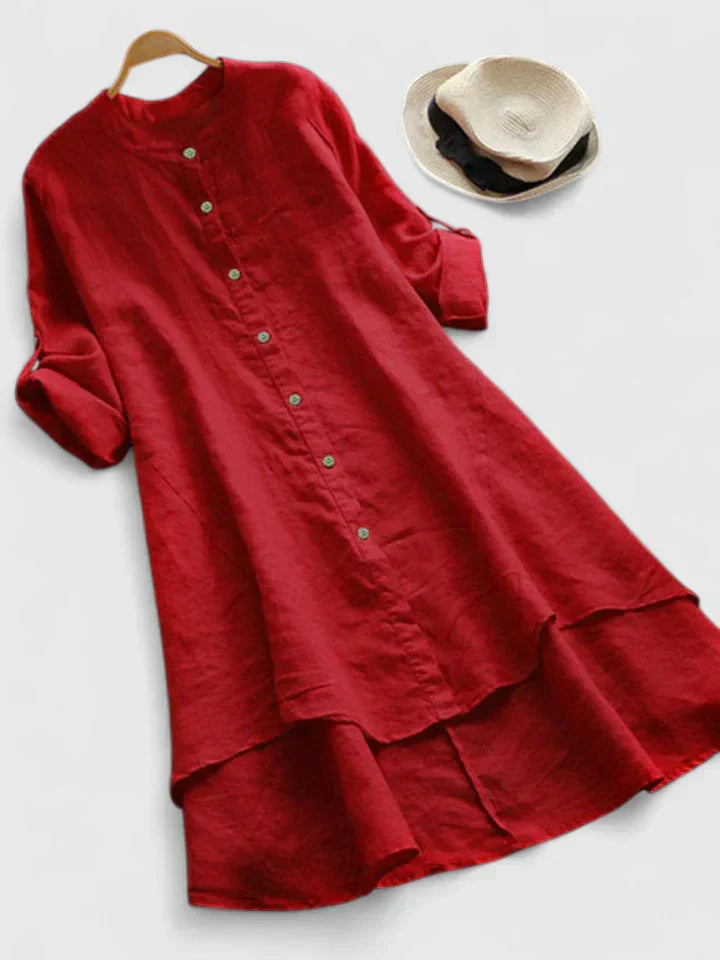 Noa | Vestido Camisero De Capas