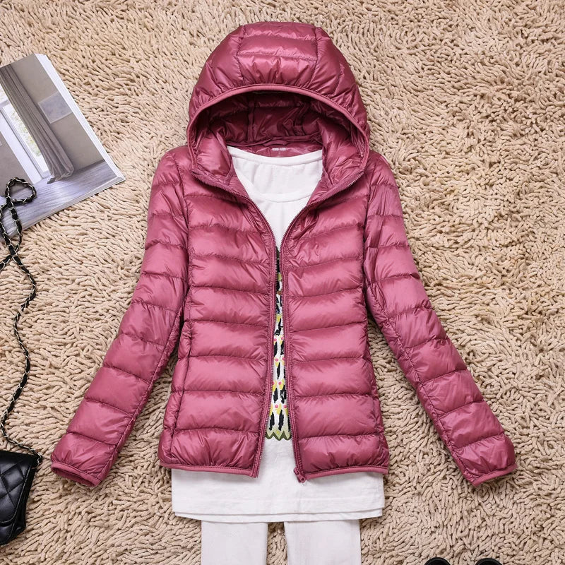Women's Hooded Down Jacket – Featherlight & Packable