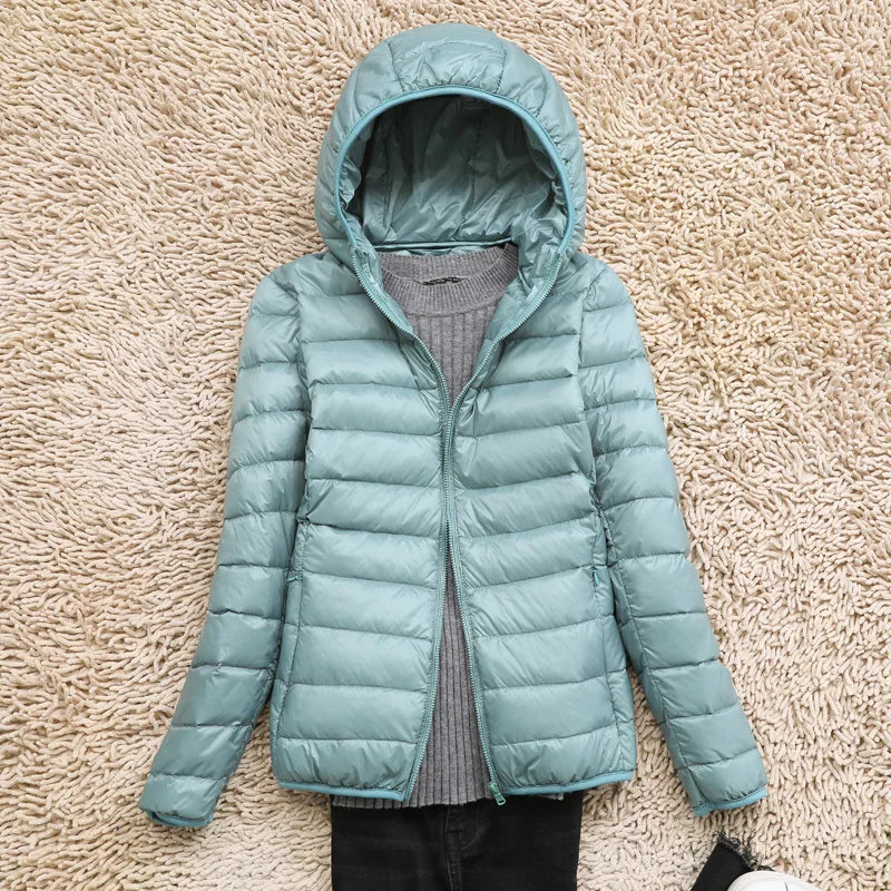 Women's Hooded Down Jacket – Featherlight & Packable