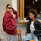 Amelia Oversized Bomber Jacket