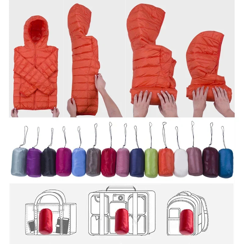 Women's Hooded Down Jacket – Featherlight & Packable