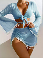 Solid Bikini Top - Padded Wireless European Style