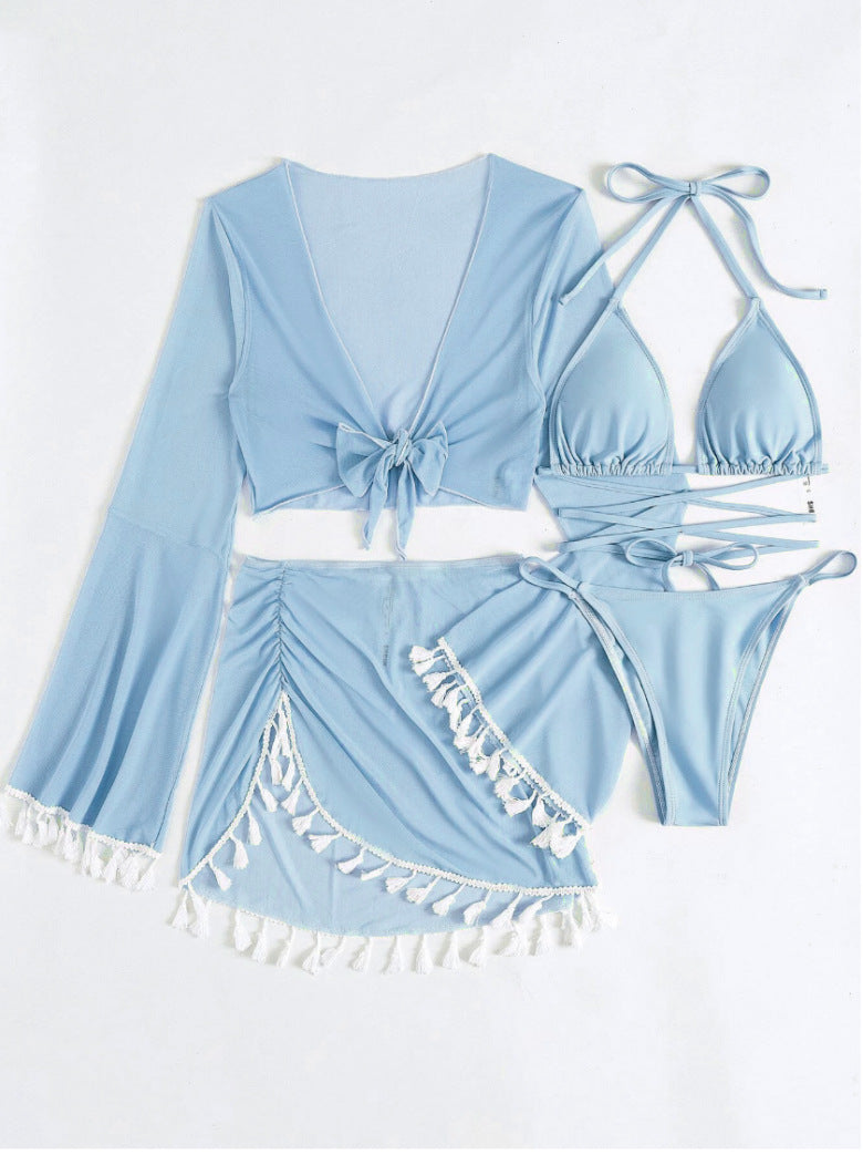 Solid Bikini Top - Padded Wireless European Style