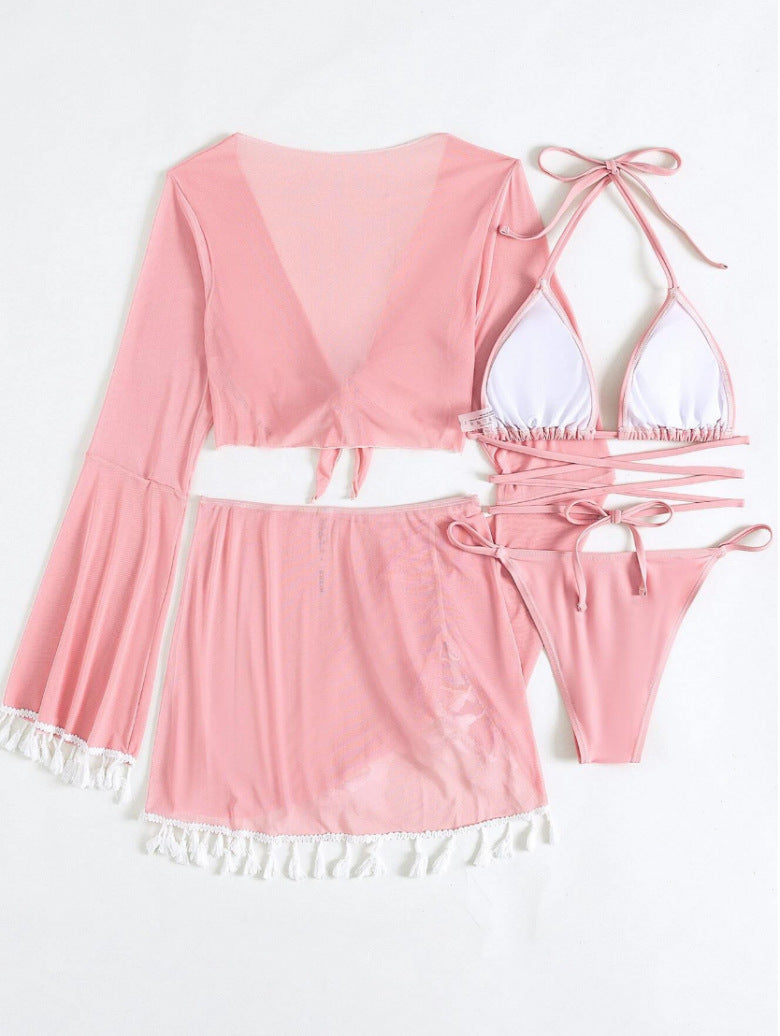 Solid Bikini Top - Padded Wireless European Style
