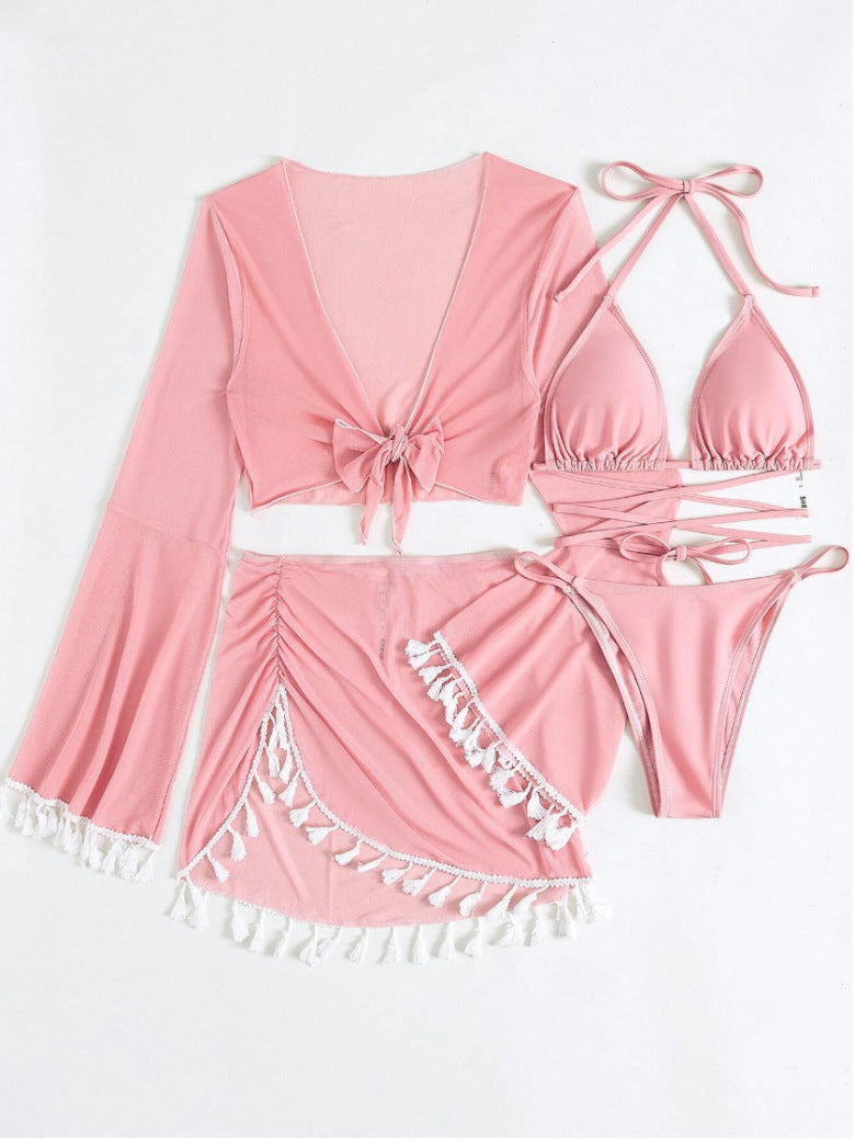 Solid Bikini Top - Padded Wireless European Style