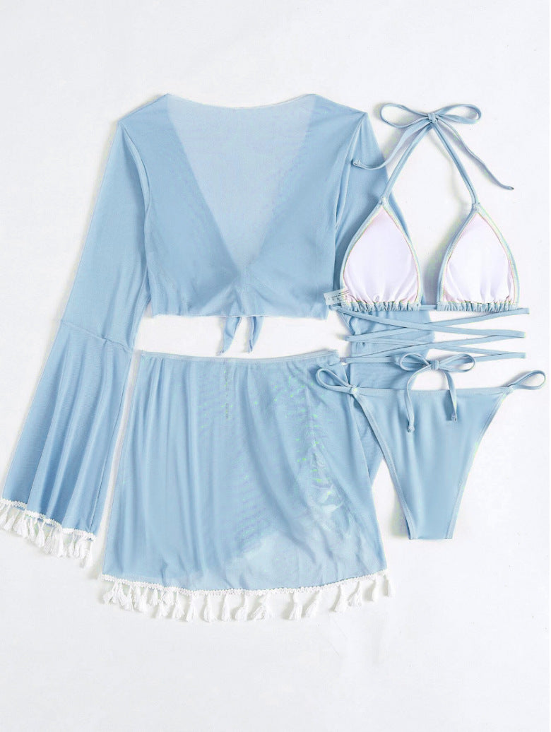 Solid Bikini Top - Padded Wireless European Style