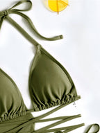 Solid Bikini Top - Padded Wireless European Style